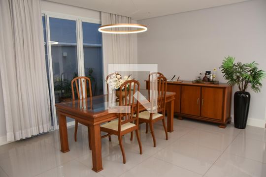 Sala de Jantar de casa de condomínio para alugar com 4 quartos, 322m² em Gramadão, Jundiaí