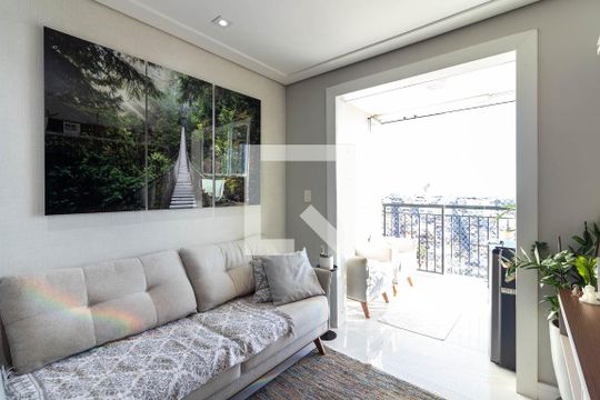 Sala de Estar de apartamento à venda com 3 quartos, 67m² em Chora Menino, São Paulo