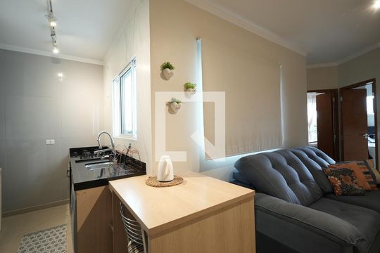 Sala de apartamento à venda com 2 quartos, 76m² em Vila Floresta, Santo André