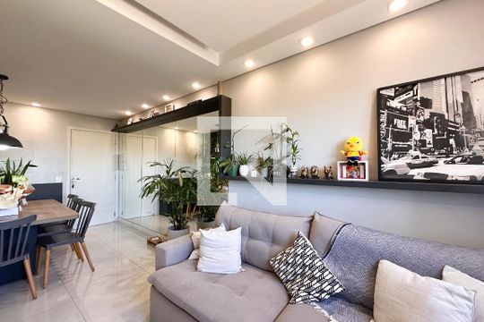 Sala de apartamento à venda com 2 quartos, 60m² em Independência, São Bernardo do Campo