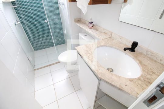 Banheiro de apartamento para alugar com 2 quartos, 60m² em Conjunto Residencial Flamboyant, São José dos Campos