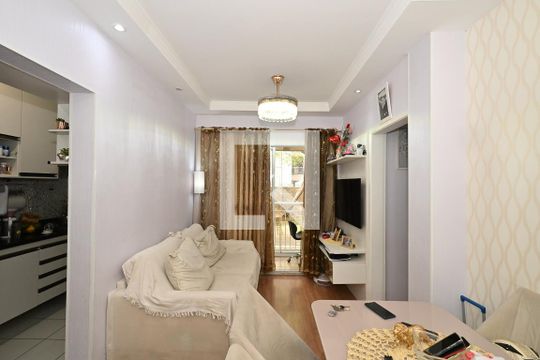 Sala de apartamento à venda com 2 quartos, 47m² em Vila das Belezas, São Paulo