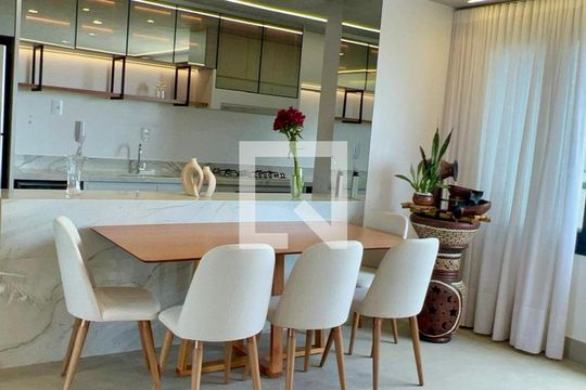 Sala de Jantar de apartamento à venda com 3 quartos, 97m² em Setor Bueno, Goiânia