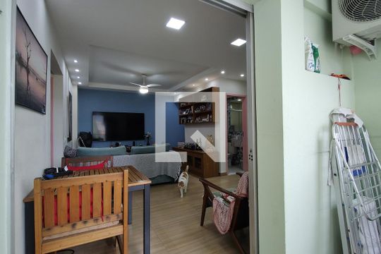 Varanda da Sala de apartamento à venda com 2 quartos, 73m² em Taquara, Rio de Janeiro