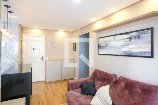 Sala de apartamento para alugar com 2 quartos, 60m² em Mauá, São Caetano do Sul