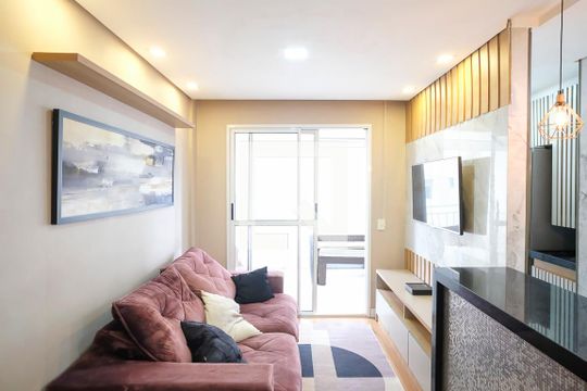 Sala de apartamento para alugar com 2 quartos, 60m² em Mauá, São Caetano do Sul