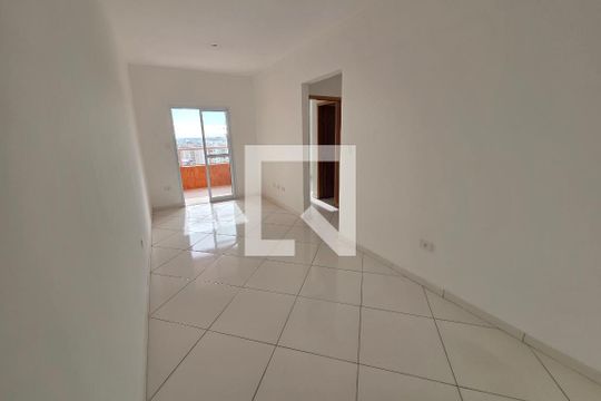 Sala de apartamento para alugar com 2 quartos, 60m² em Cidade Ocian, Praia Grande