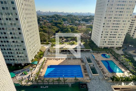 Vista da Sala de apartamento para alugar com 3 quartos, 163m² em Alto de Pinheiros, São Paulo