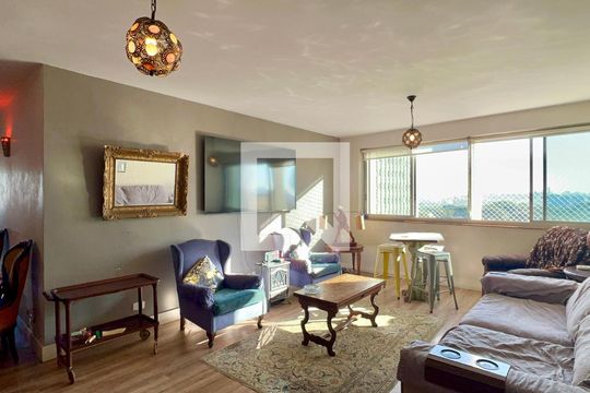 Sala de apartamento para alugar com 3 quartos, 163m² em Alto de Pinheiros, São Paulo