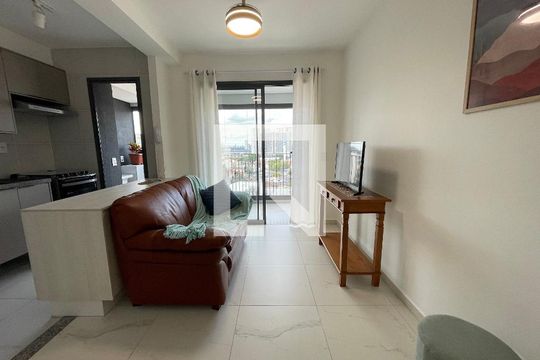 Sala de apartamento para alugar com 2 quartos, 60m² em Ferreira, São Paulo
