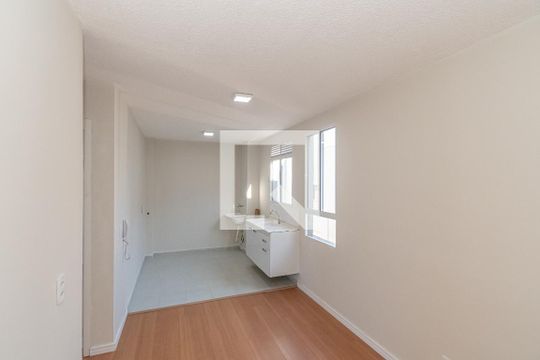Sala/Cozinha de apartamento à venda com 2 quartos, 39m² em Parque Orestes Ongaro, Sumaré