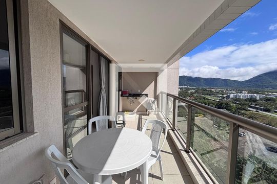 Varanda de apartamento à venda com 3 quartos, 83m² em Recreio dos Bandeirantes, Rio de Janeiro