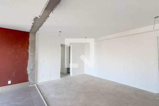 Sala, Cozinha e Área de Serviço de apartamento à venda com 2 quartos, 70m² em Campo Belo, São Paulo