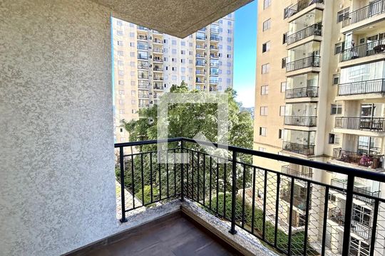 Varanda da Sala de apartamento para alugar com 3 quartos, 76m² em Picanço, Guarulhos