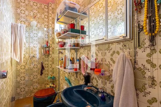 Banheiro da suíte de apartamento à venda com 3 quartos, 192m² em Santo Antônio, Belo Horizonte