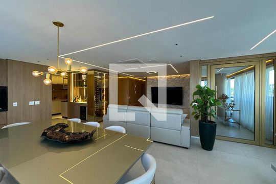 Sala de apartamento para alugar com 3 quartos, 175m² em Alphaville Conde Ii, Barueri