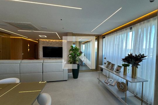 Sala de apartamento para alugar com 3 quartos, 175m² em Alphaville Conde Ii, Barueri