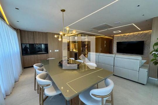 Sala de apartamento para alugar com 3 quartos, 175m² em Alphaville Conde Ii, Barueri