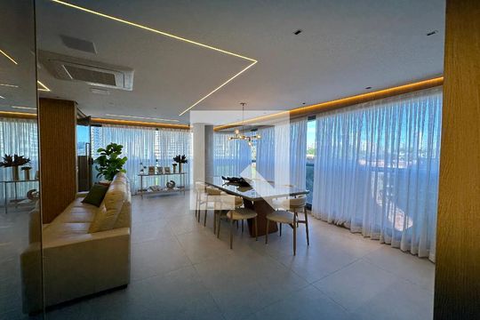 Sala de apartamento para alugar com 3 quartos, 175m² em Alphaville Conde Ii, Barueri
