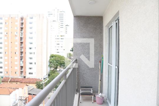 Varanda da Sala de apartamento para alugar com 1 quarto, 28m² em Pompeia, São Paulo