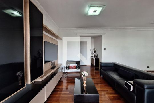 Sala de apartamento à venda com 3 quartos, 136m² em Vila Bastos, Santo André