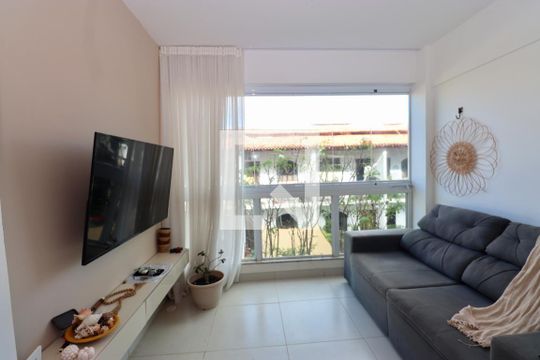 Sala de apartamento para alugar com 2 quartos, 65m² em Stella Maris, Salvador