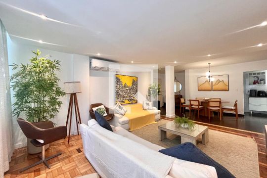 Sala  de apartamento à venda com 3 quartos, 110m² em Ipanema, Rio de Janeiro