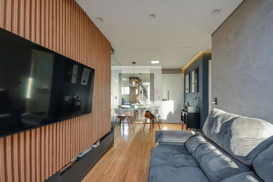 Sala de apartamento à venda com 2 quartos, 66m² em Socorro, São Paulo