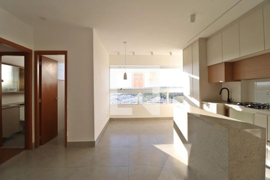 Sala de apartamento para alugar com 1 quarto, 62m² em Morada da Colina, Uberlândia