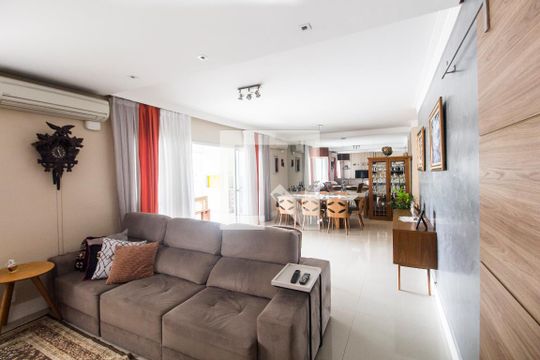 Sala  de apartamento à venda com 3 quartos, 158m² em Tamboré, Santana de Parnaíba