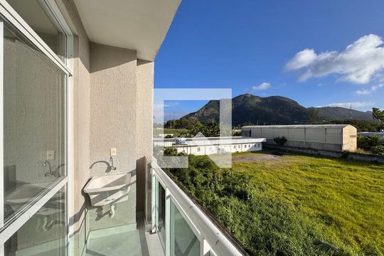 Varanda e Área de Serviço de apartamento para alugar com 1 quarto, 33m² em Recreio dos Bandeirantes, Rio de Janeiro