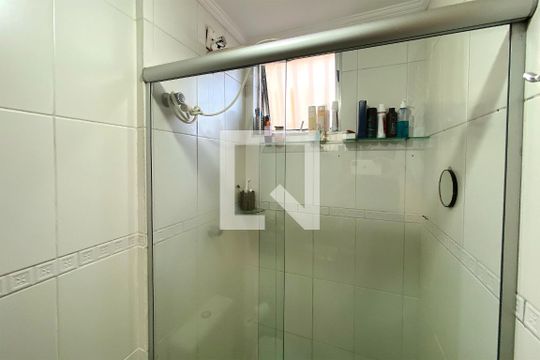 Banheiro da Suíte de apartamento à venda com 3 quartos, 72m² em Nova Suíça, Belo Horizonte