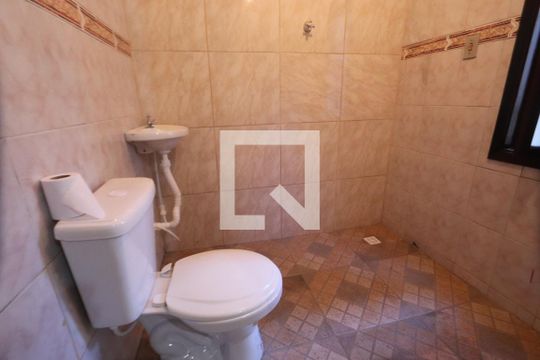 Banheiro da Suíte de casa para alugar com 1 quarto, 35m² em Vila Celeste, São Paulo