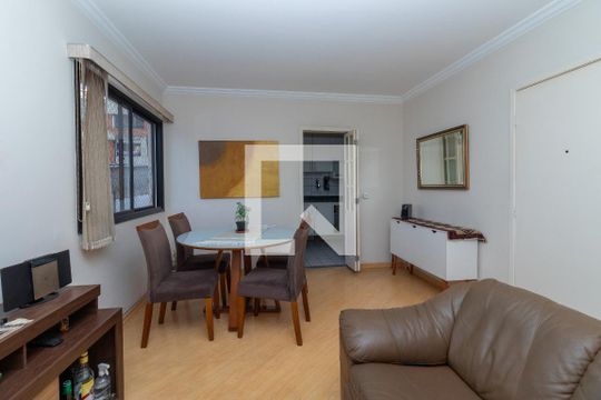 Sala de apartamento para alugar com 2 quartos, 57m² em Barra Funda, São Paulo