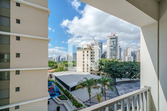 Varanda de kitnet/studio para alugar com 1 quarto, 25m² em Butantã, São Paulo