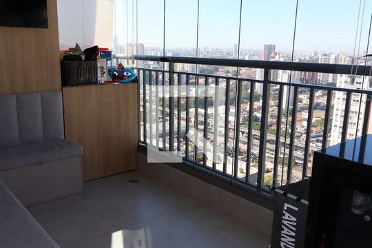 Varanda da Sala de apartamento para alugar com 2 quartos, 67m² em Vila Prudente, São Paulo