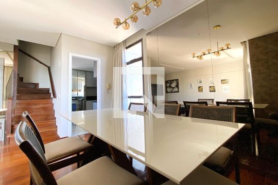 Sala de Jantar de apartamento para alugar com 3 quartos, 115m² em Carmo, Belo Horizonte