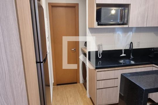 Cozinha de apartamento à venda com 1 quarto, 37m² em Centro, Guarulhos