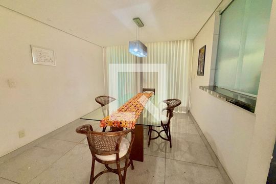 Sala de jantar de apartamento à venda com 4 quartos, 180m² em Pampulha, Belo Horizonte