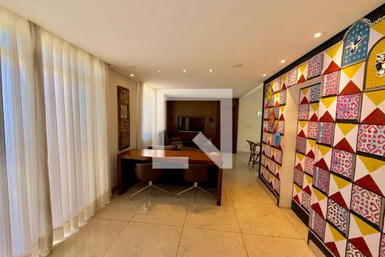 Sala de apartamento à venda com 4 quartos, 180m² em Pampulha, Belo Horizonte