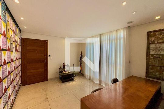 Sala de apartamento à venda com 4 quartos, 180m² em Pampulha, Belo Horizonte