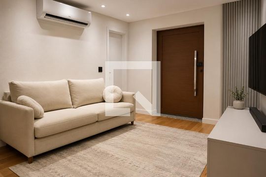 Sala de casa de condomínio para alugar com 3 quartos, 155m² em Alphaville, Santana de Parnaíba