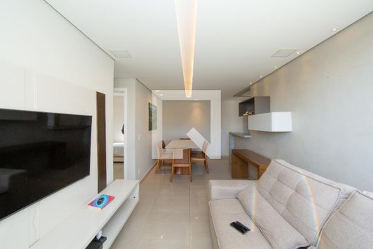 SALA de apartamento à venda com 2 quartos, 60m² em Luxemburgo, Belo Horizonte