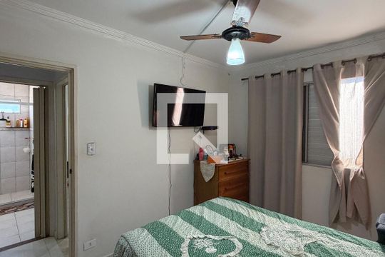 Quarto 1 de apartamento para alugar com 2 quartos, 65m² em Aparecida, Santos