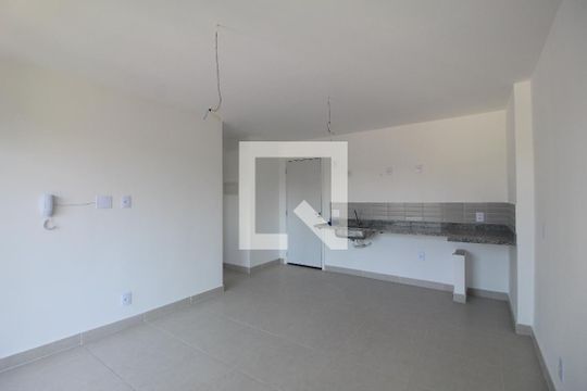 Sala - Cozinha de kitnet/studio à venda com 1 quarto, 32m² em Taquara, Rio de Janeiro