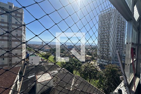 Vista da Cozinha/Área de serviço de apartamento para alugar com 2 quartos, 60m² em Centro, São Vicente