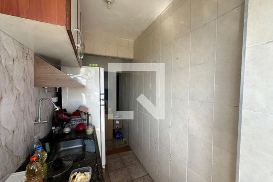 Cozinha/Área de serviço de apartamento para alugar com 2 quartos, 60m² em Centro, São Vicente