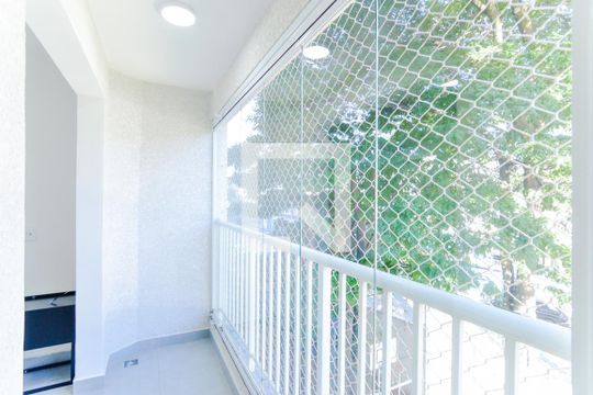 Varanda da Sala de apartamento à venda com 2 quartos, 43m² em Vila Itapegica, Guarulhos