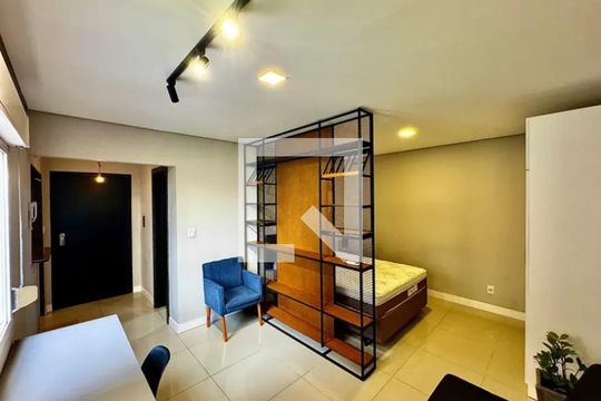 Quarto / Sala  de kitnet/studio para alugar com 1 quarto, 37m² em Hamburgo Velho, Novo Hamburgo