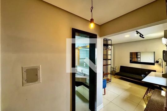 Quarto / Sala  de kitnet/studio para alugar com 1 quarto, 37m² em Hamburgo Velho, Novo Hamburgo